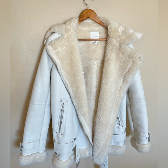 Avec Les Filles Oversized Moto Jacket Coat - Picture 13 of 13